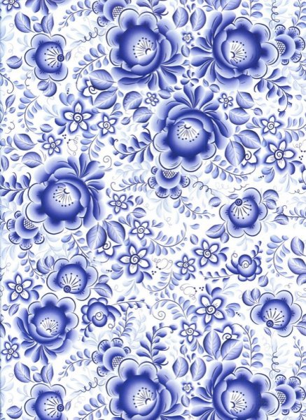 Гжель узоры