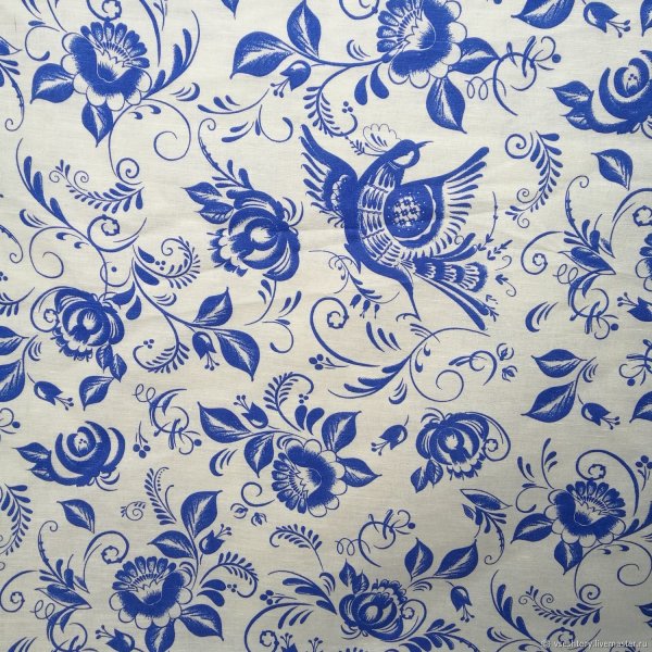 Гжель полотно