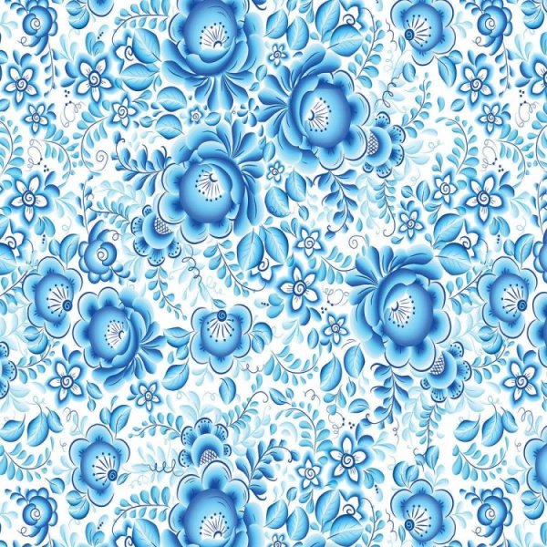 Фон для презентации Гжель