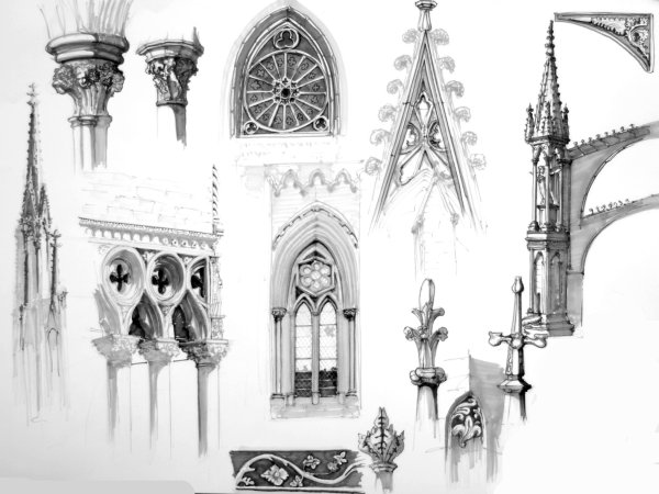 Архитектура Готика референс