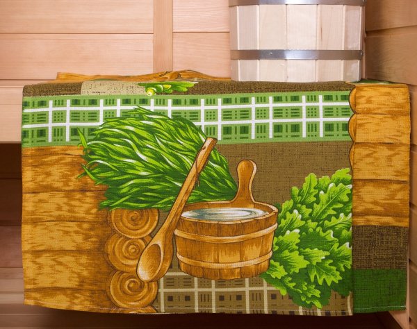 Вафельное полотно банька