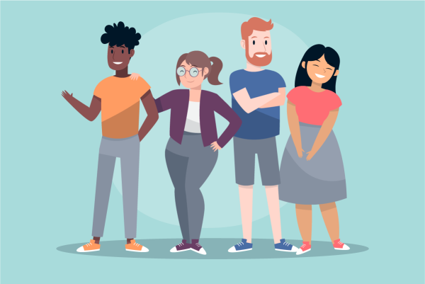 Группа людей иллюстрация