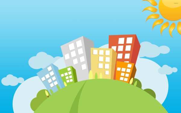 Фон города для детей