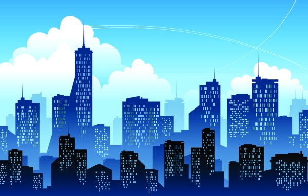 Мультяшный город