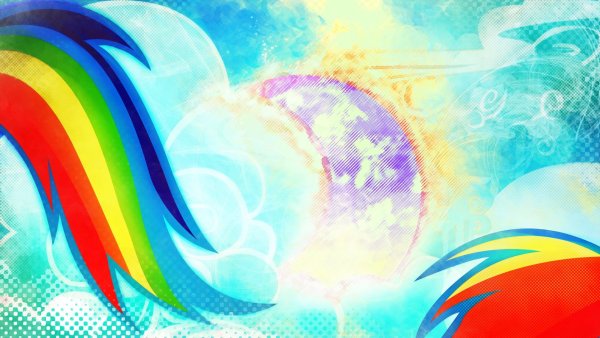 Радужные обои на рабочий стол