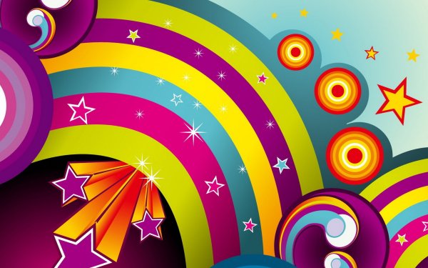 Яркий детский фон