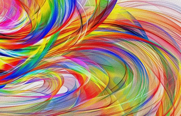 Радуга абстракция