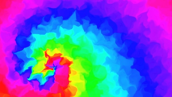 Радужные цвета в рисунке