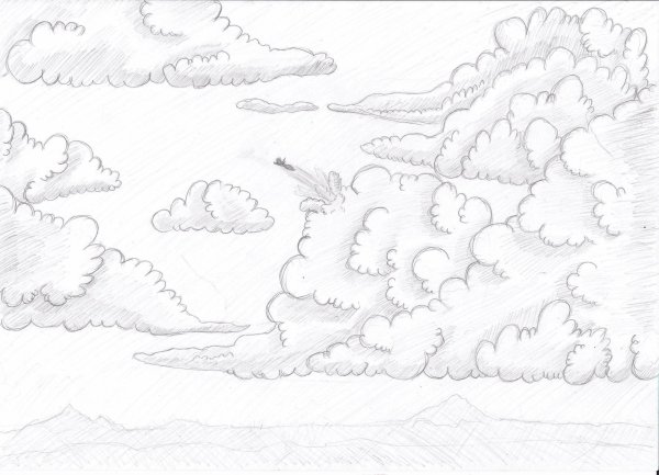 Небо карандашом