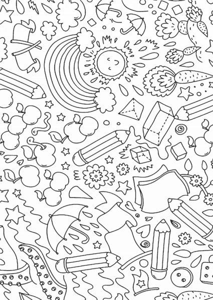 Фоны для раскрашивания