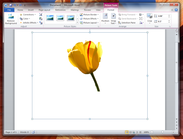 Удалить фон изображения в POWERPOINT