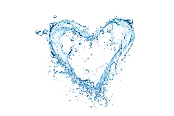 Сердечко из воды