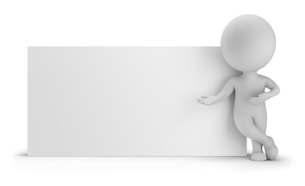 Человечек с доской