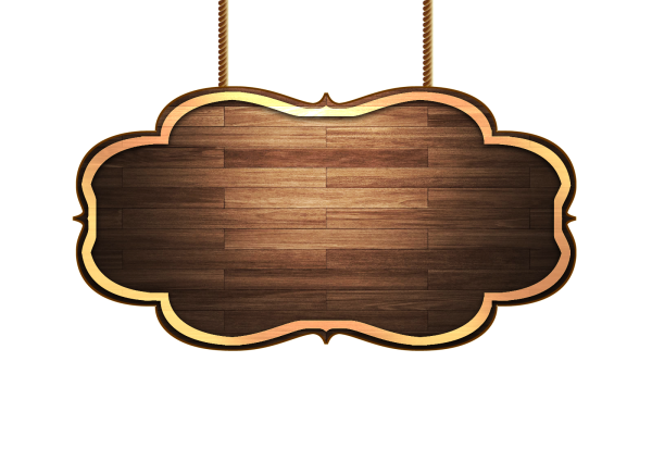 Деревянная табличка