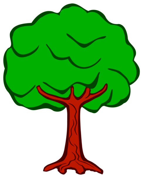 Дерево мультяшное