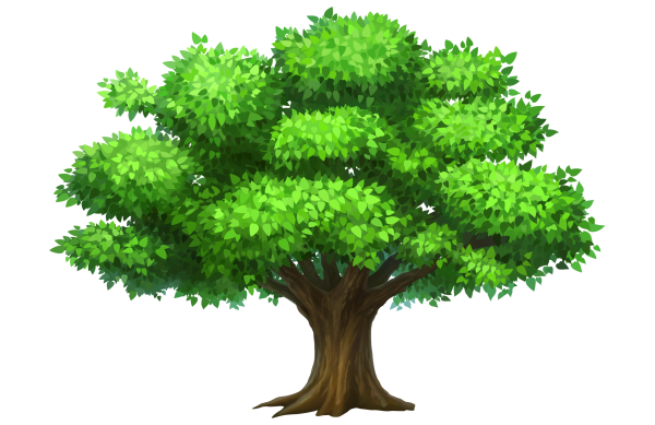 Дерево мультяшное