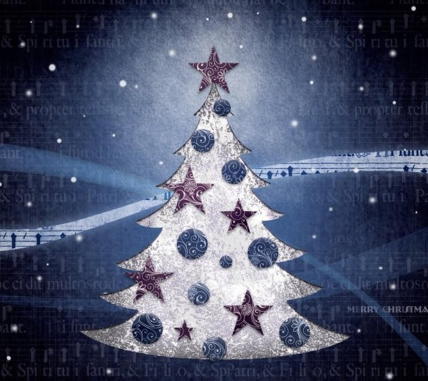 Обои новый год елка