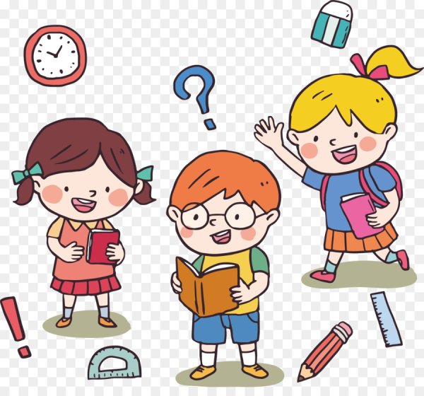 Школьный клипарт на прозрачном фоне