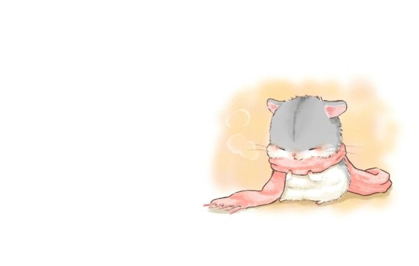 Милый хомяк аниме