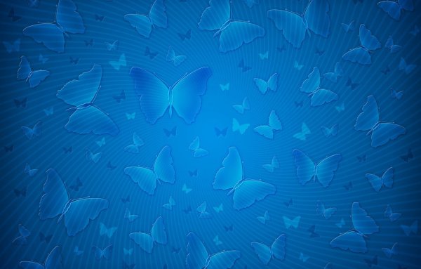 Голубой фон на рабочий стол