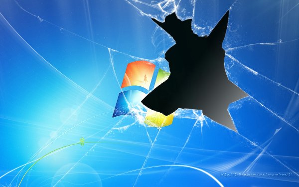 Заставка разбитый экран