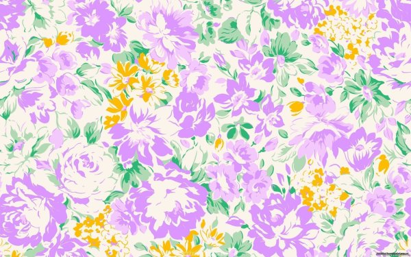 Яркий цветочный фон