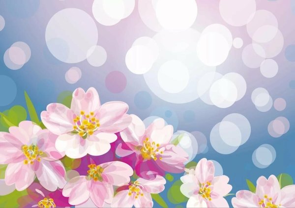 Красивый весенний фон