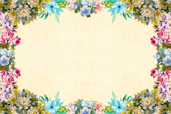 Рамка с цветами