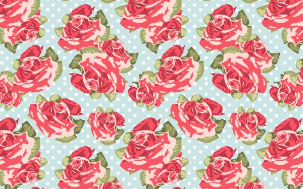 Бесшовный цветочный фон