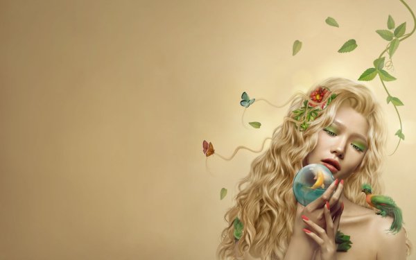 Девушка. Абстракция