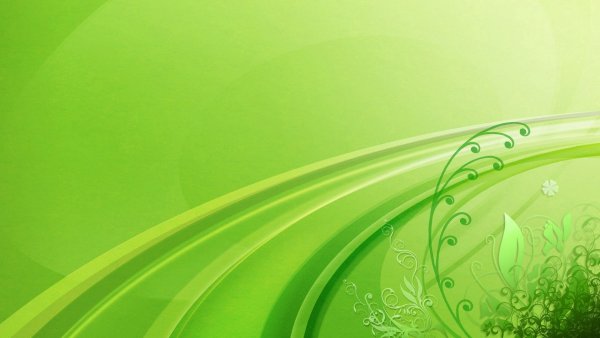 Абстракция в зеленых тонах