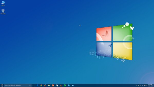 Обои в стиле виндовс 10