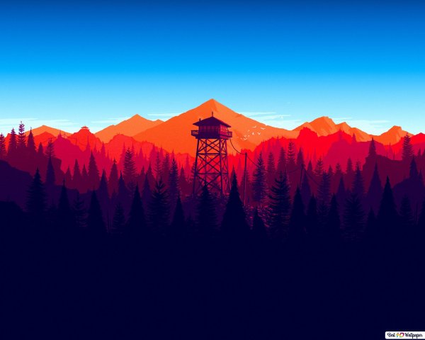 Firewatch Wallpaper 4k