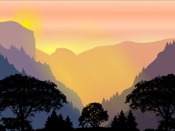 Красивые пейзажи Минимализм