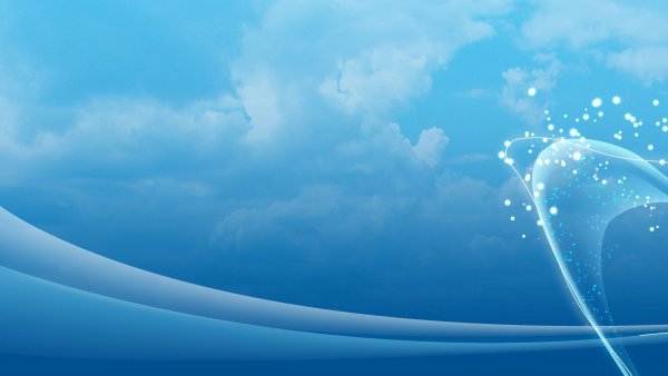 Голубой фон