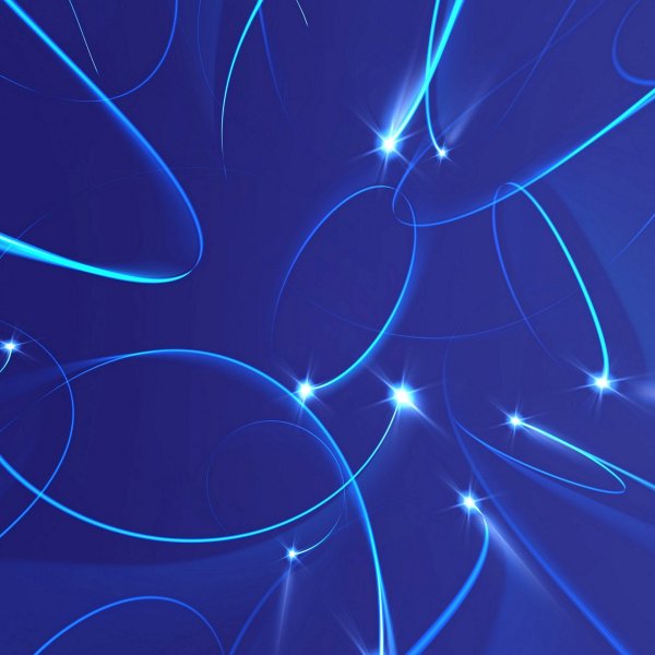 Синяя абстракция