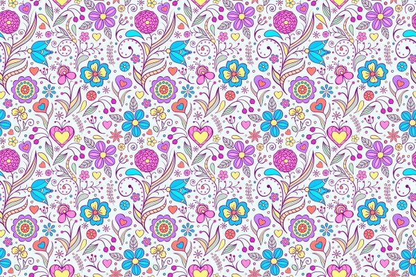 Цветной орнамент