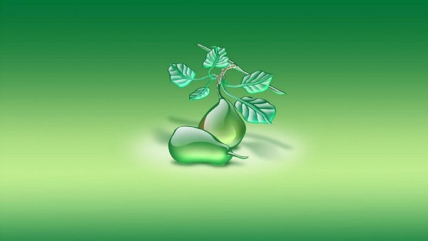 Стильные зеленые обои