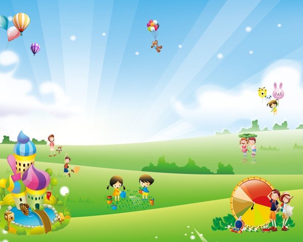 Детские фоны для садика