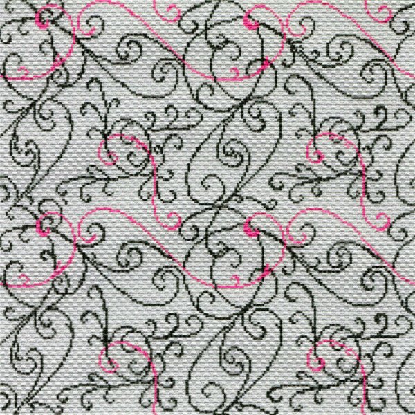 Красивый узор на ткани