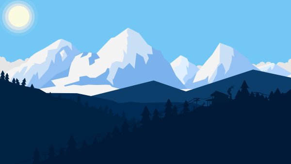 Горы Минимализм