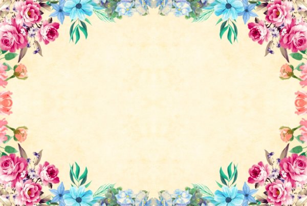 Цветочный фон для текста