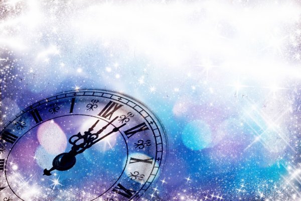 Красивый фон с часами