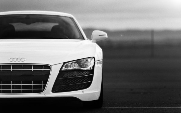 Audi r8 Black and White