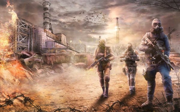 Сталкер тень Чернобыля фон