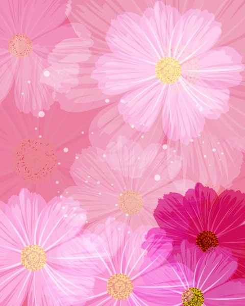 Розовый фон