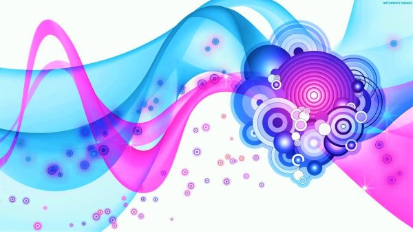 Абстракция на прозрачном фоне