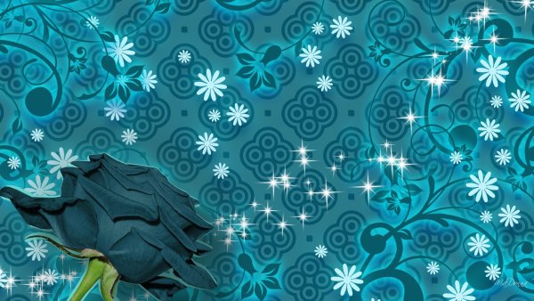 Бирюзовый фон