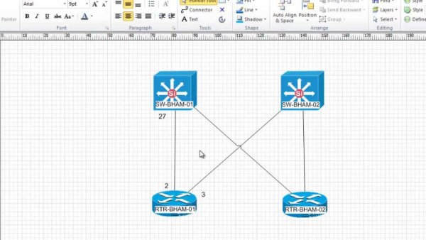 Коннекторы Visio