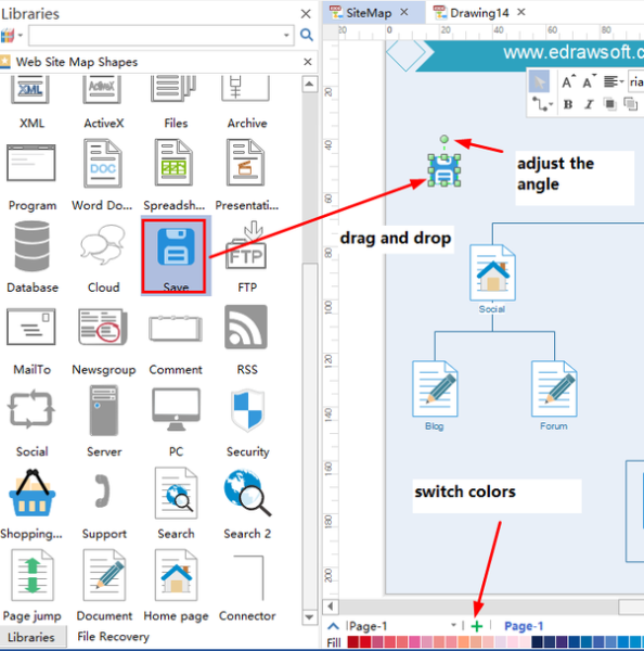 Фигуры для Visio окна ПВХ